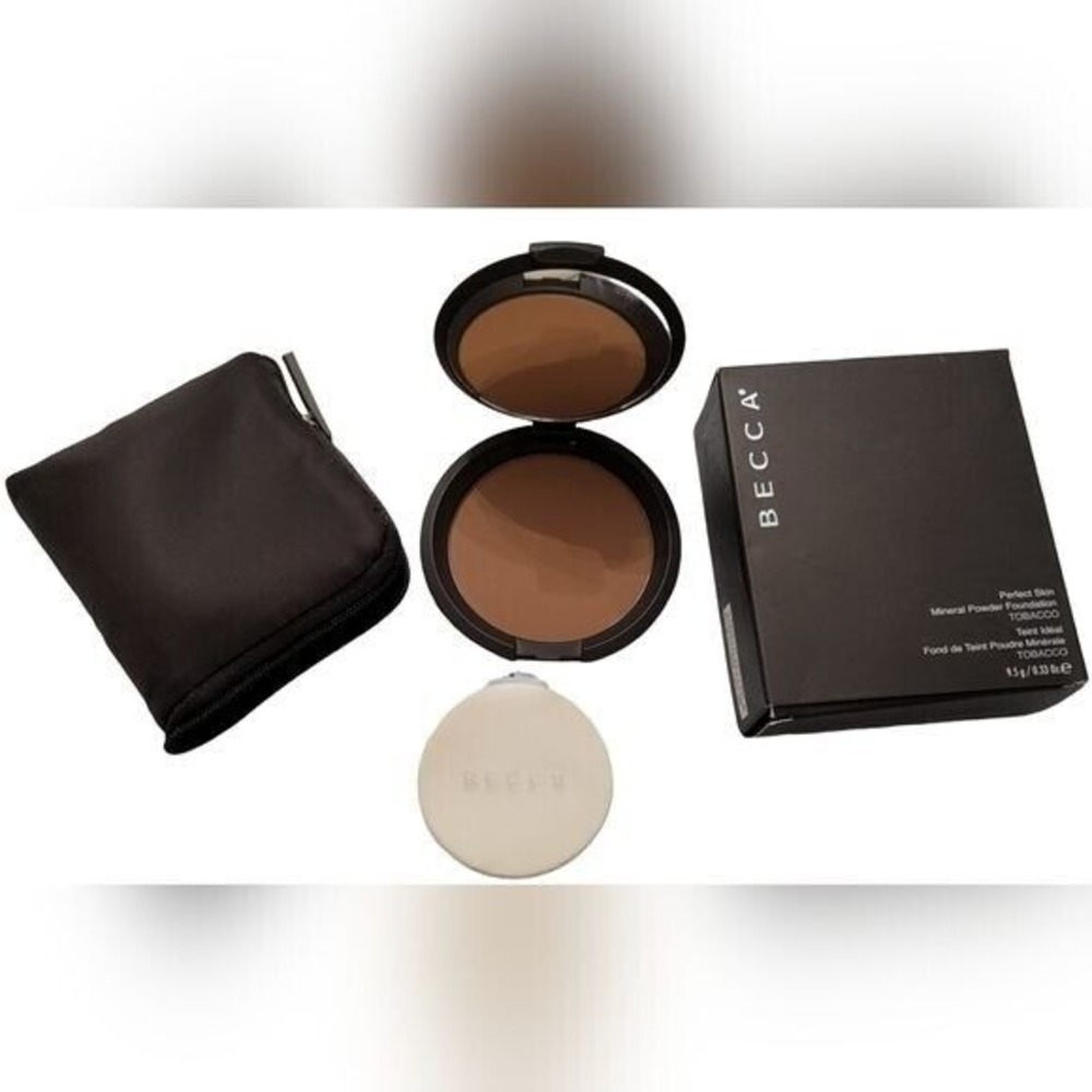 BECCA Perfect Skin Mineral Powder Foundation - Tobacco pack of 2 - Picture 4 of 6